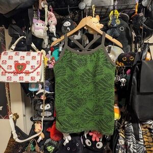 Lululemon Racerback Tank Top Leaf Print